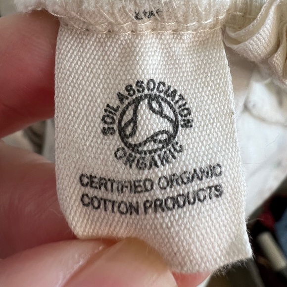 Organic Cotton Womens SIze 16 Cream Relaxed Comfy Spring T Shirt Adventure Dress - Picture 7 of 12